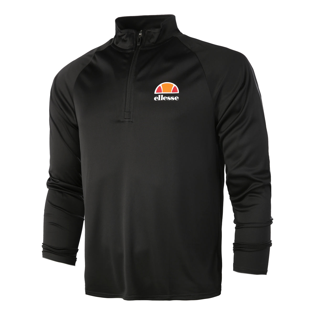 Ellesse Bovaro 1/2 Zip Manica lunga Uomini - nero, Ellesse Bovaro 1/2 Zip Manica lunga Uomini - nero,