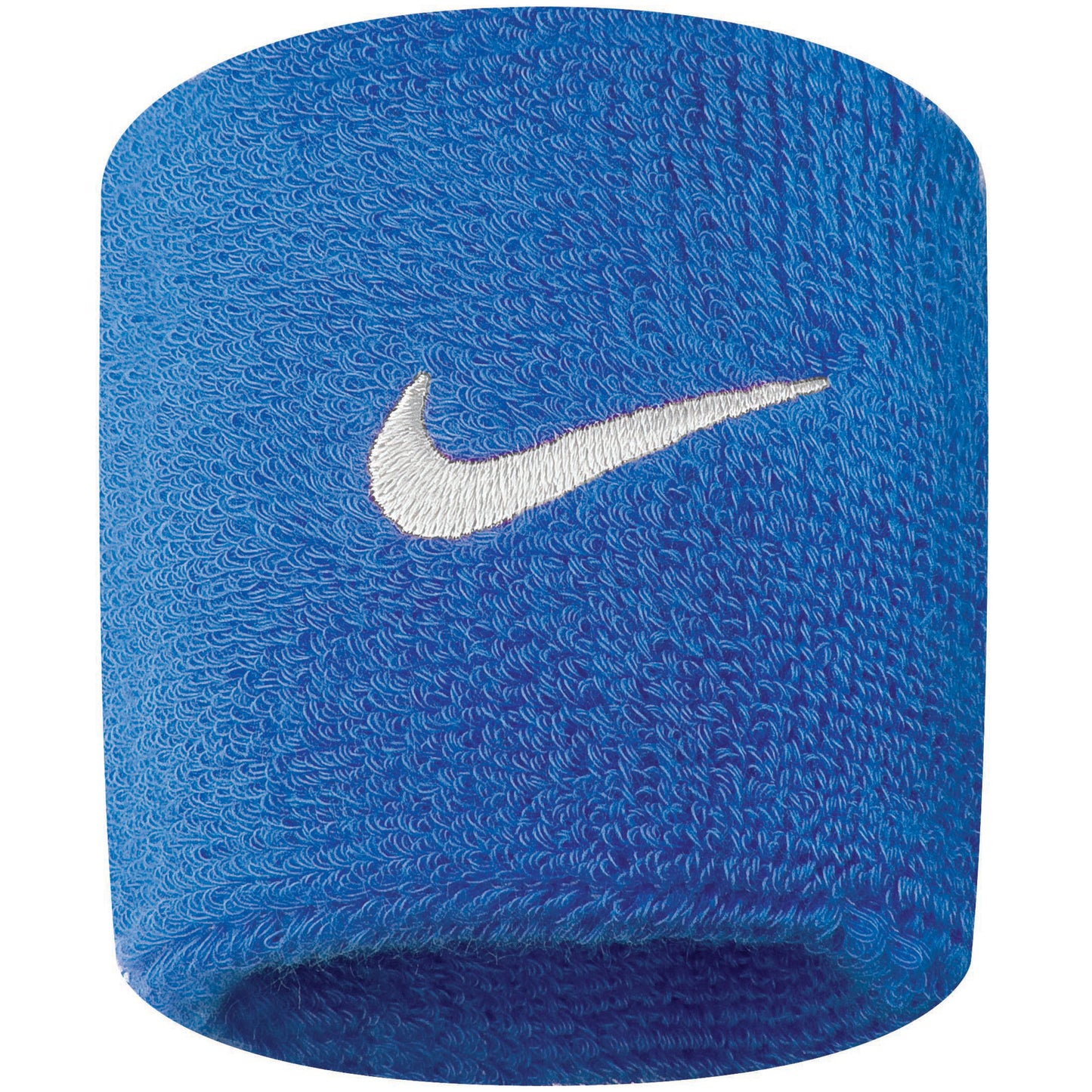 Nike Swoosh Polsino anti sudore Confezione da 2 corto - blu, bianco Nike Swoosh Polsino anti sudore Confezione da 2 corto - blu, bianco