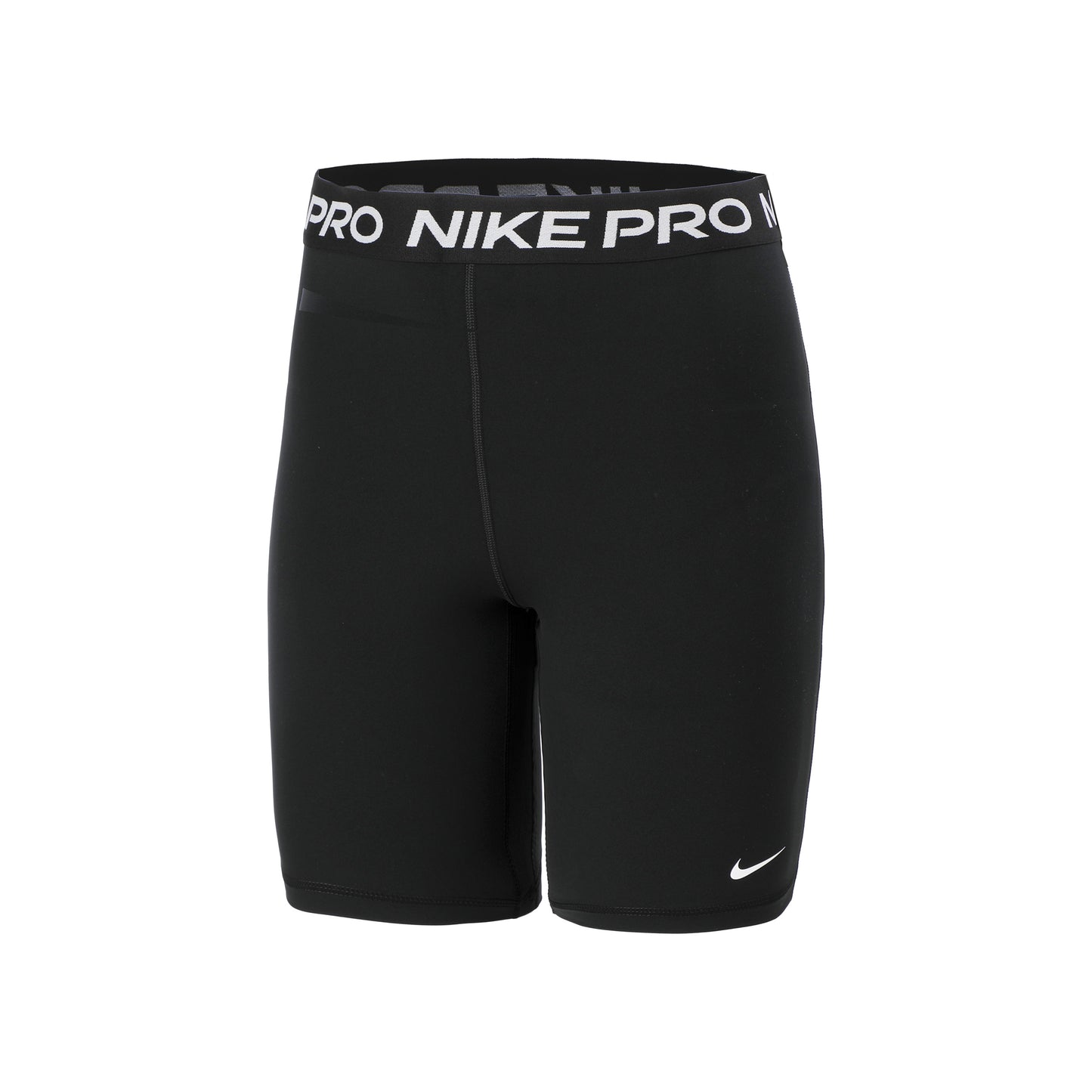 Nike Pro 365 High Waist 7in Pantaloncino Attillato Donna-Nero,Bianco Nike Pro 365 High Waist 7in Pantaloncino Attillato Donna-Nero,Bianco