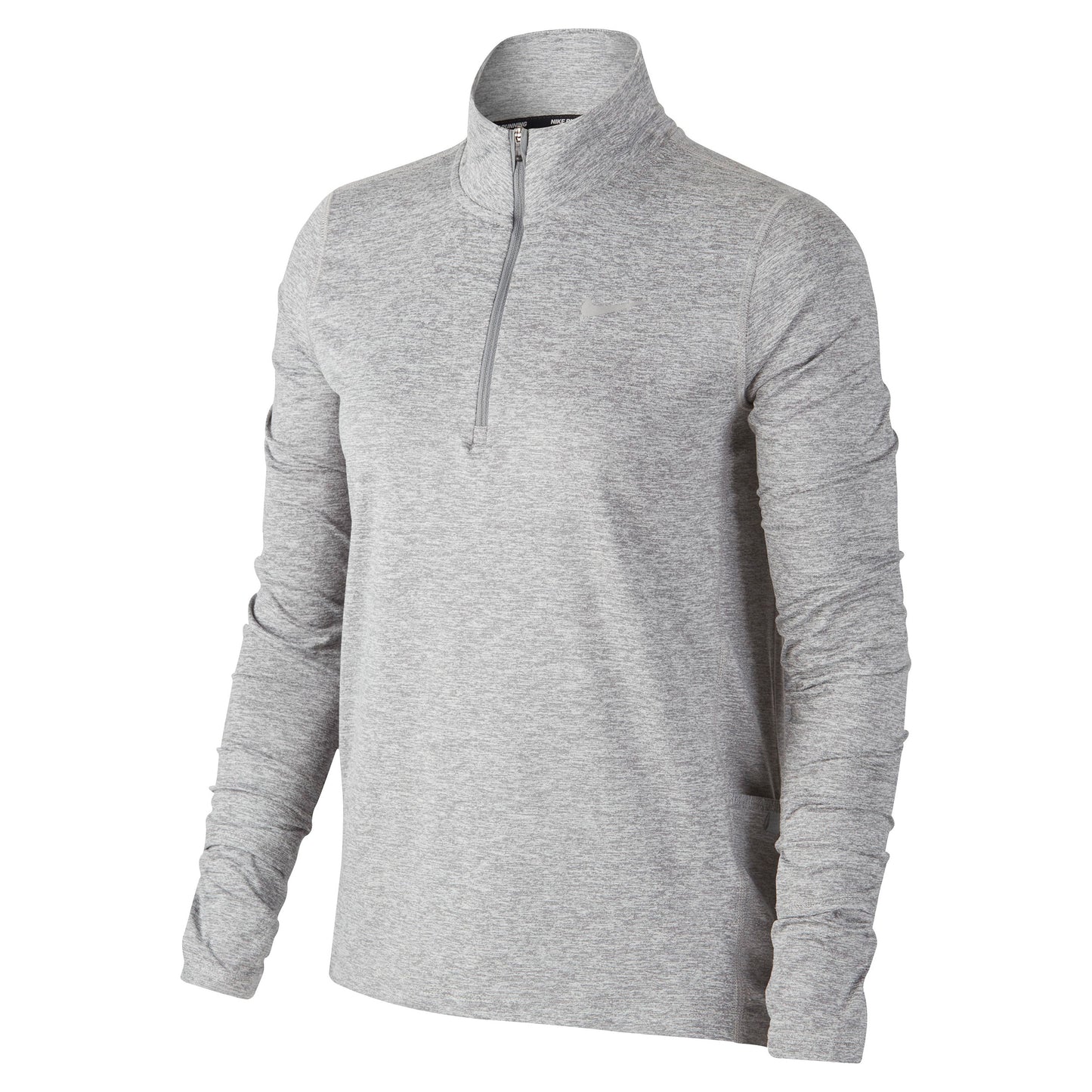 Nike Element Half-Zip Running Manica lunga Donna - grigio chiaro, argento Nike Element Half-Zip Running Manica lunga Donna - grigio chiaro, argento