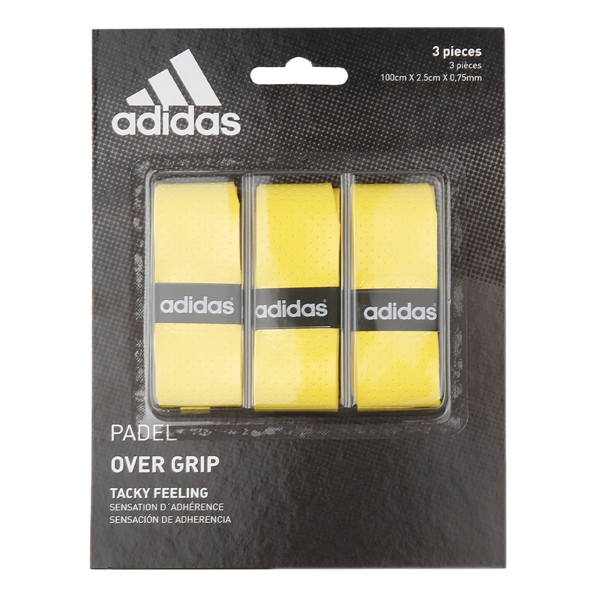 adidas Padel Overgrip Confezione da 3 - giallo adidas Padel Overgrip Confezione da 3 - giallo