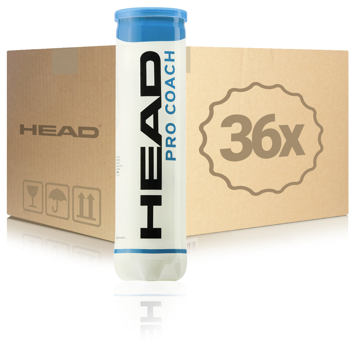 HEAD 36 tubi da 4 Pro Coach Nel cartone HEAD 36 tubi da 4 Pro Coach Nel cartone