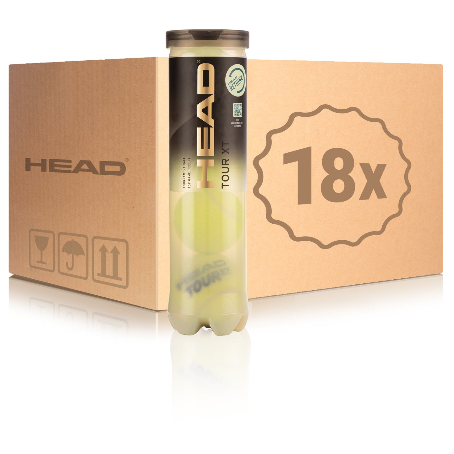 HEAD 18 tubi da 4 Tour XT Nel cartone HEAD 18 tubi da 4 Tour XT Nel cartone