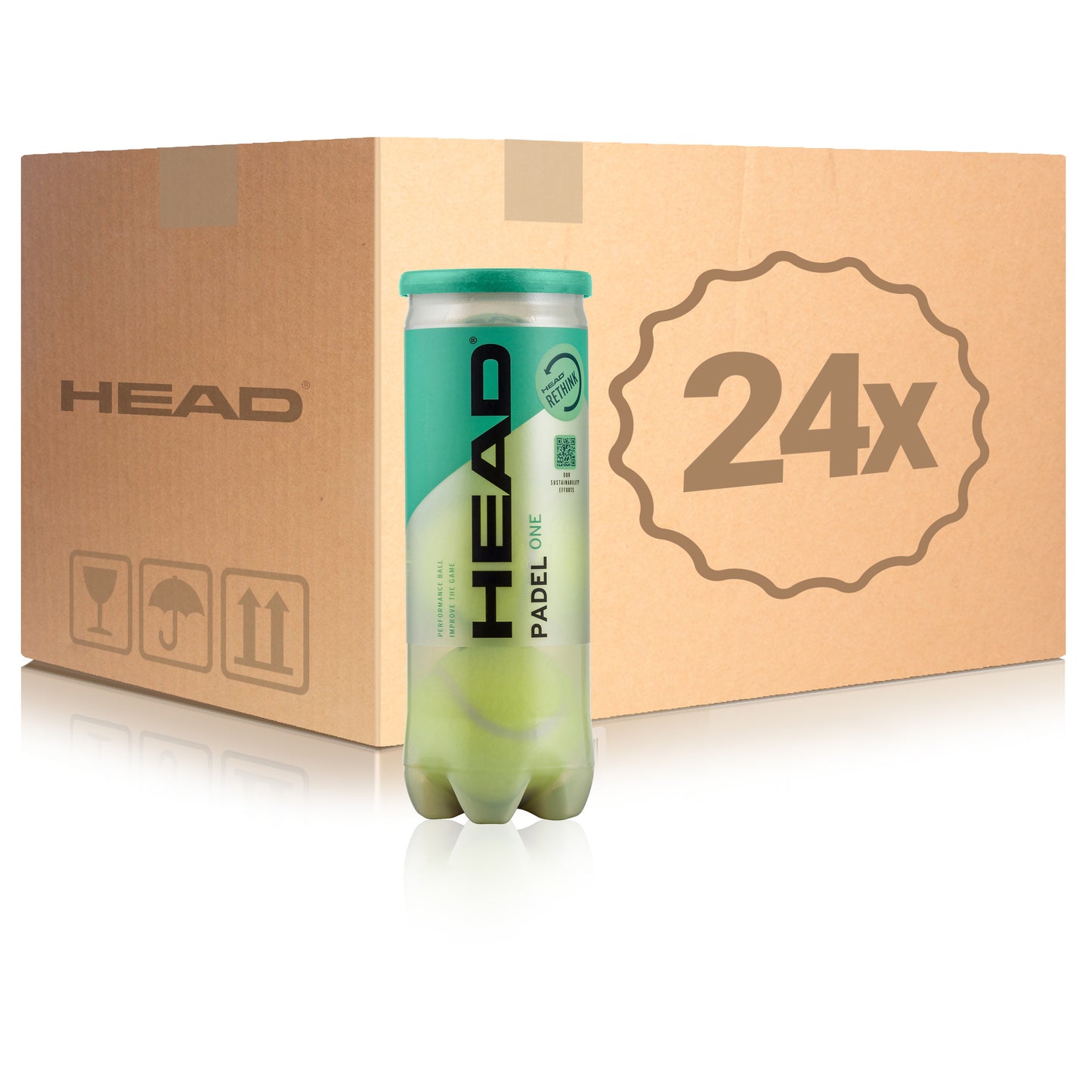 HEAD 24 tubi da 3 Padel One HEAD 24 tubi da 3 Padel One