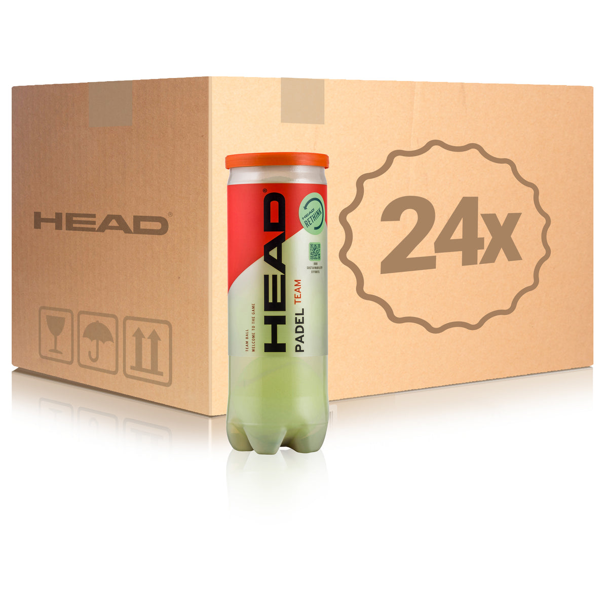 HEAD 24 tubi da 3 Padel Team HEAD 24 tubi da 3 Padel Team