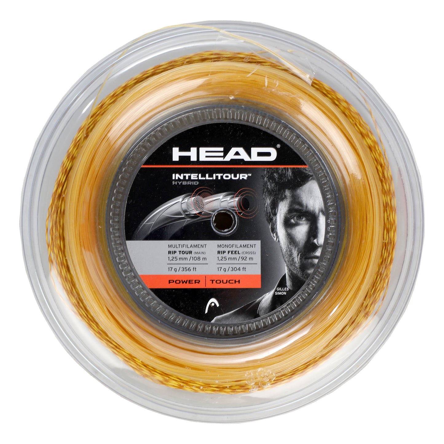 HEAD IntelliTour Rotolo Di Corde 200m-Beige HEAD IntelliTour Rotolo Di Corde 200m-Beige