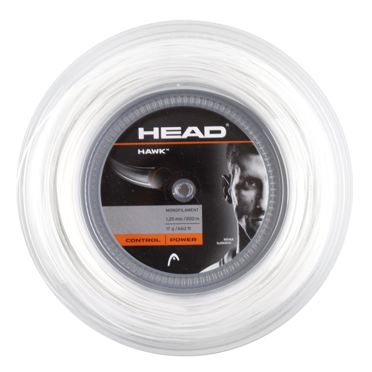 HEAD Hawk Rotolo Di Corde 200m-Bianco HEAD Hawk Rotolo Di Corde 200m-Bianco