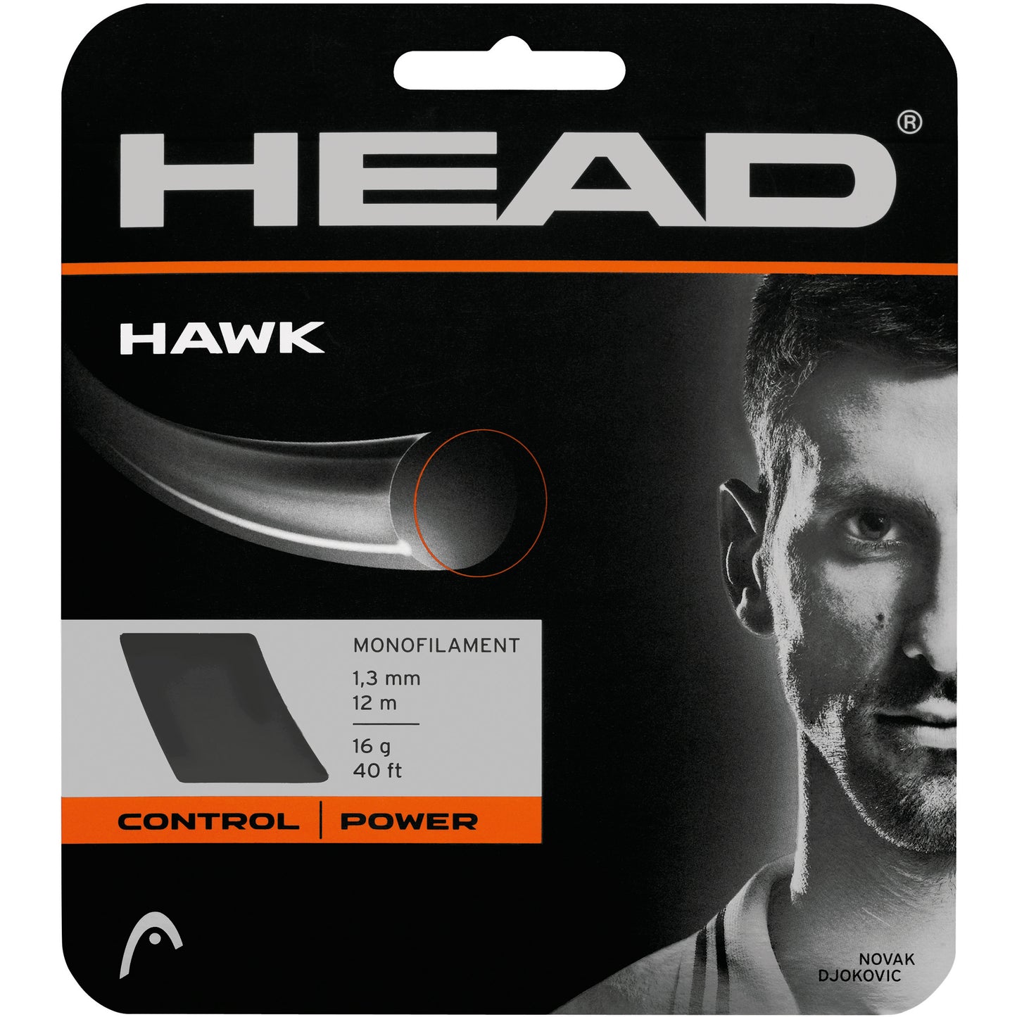 HEAD Hawk Set Di Corde 12m-Grigio HEAD Hawk Set Di Corde 12m-Grigio