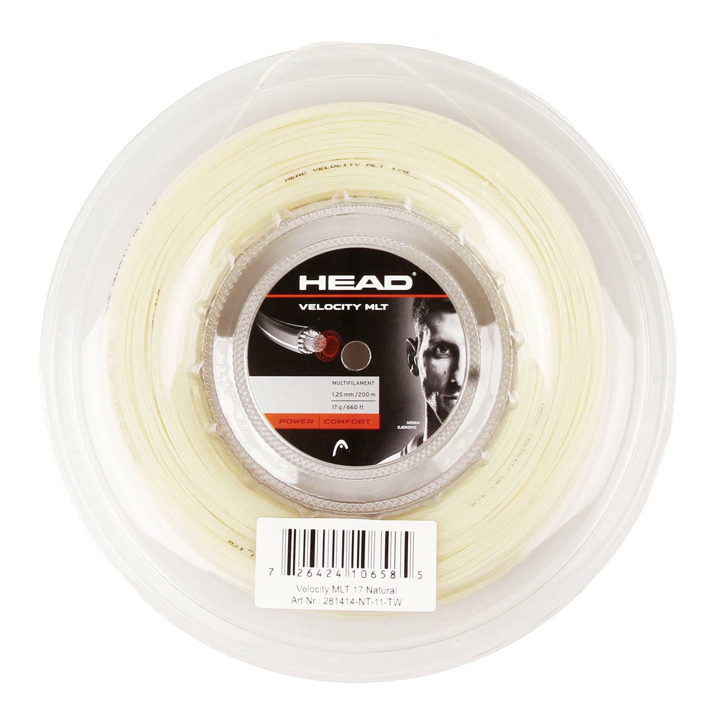 HEAD Velocity MLT Rotolo Di Corde 200m-Colori Naturali HEAD Velocity MLT Rotolo Di Corde 200m-Colori Naturali