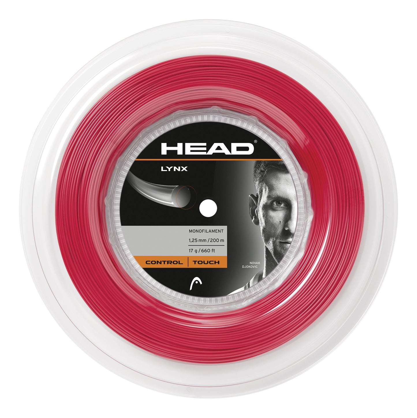 HEAD Lynx Rotolo Di Corde 200m-Rosso HEAD Lynx Rotolo Di Corde 200m-Rosso
