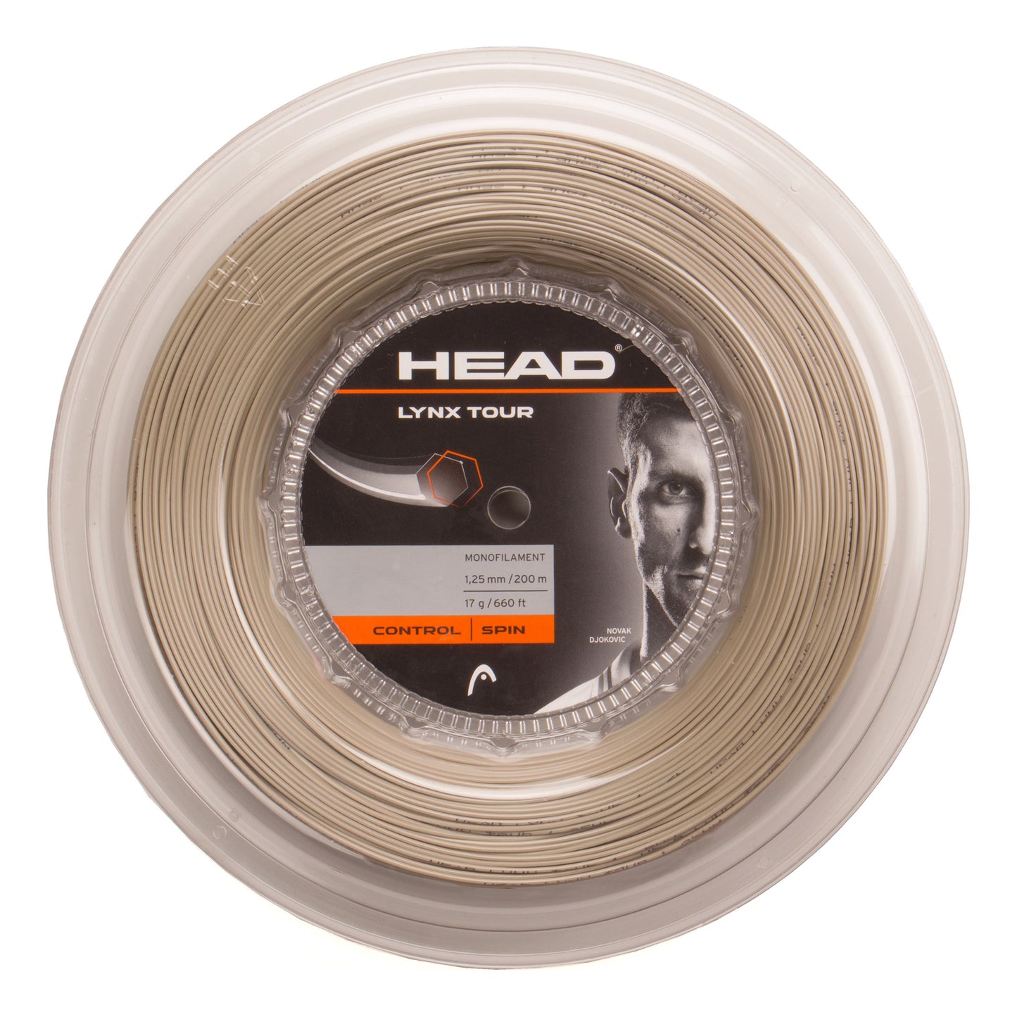 HEAD Lynx Tour Reel Rotolo Di Corde 200m-Colori Naturali HEAD Lynx Tour Reel Rotolo Di Corde 200m-Colori Naturali