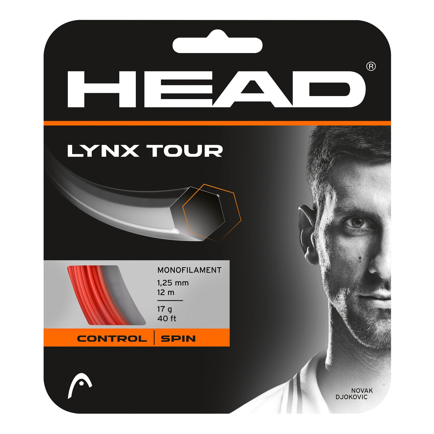 HEAD Lynx Tour Set Di Corde 12m-Arancione HEAD Lynx Tour Set Di Corde 12m-Arancione