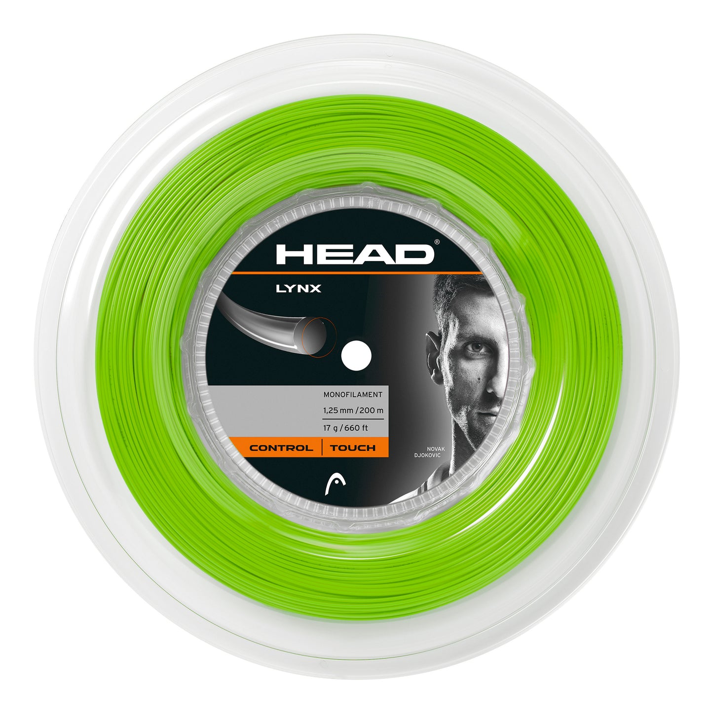HEAD Lynx Rotolo Di Corde 200m-Verde HEAD Lynx Rotolo Di Corde 200m-Verde