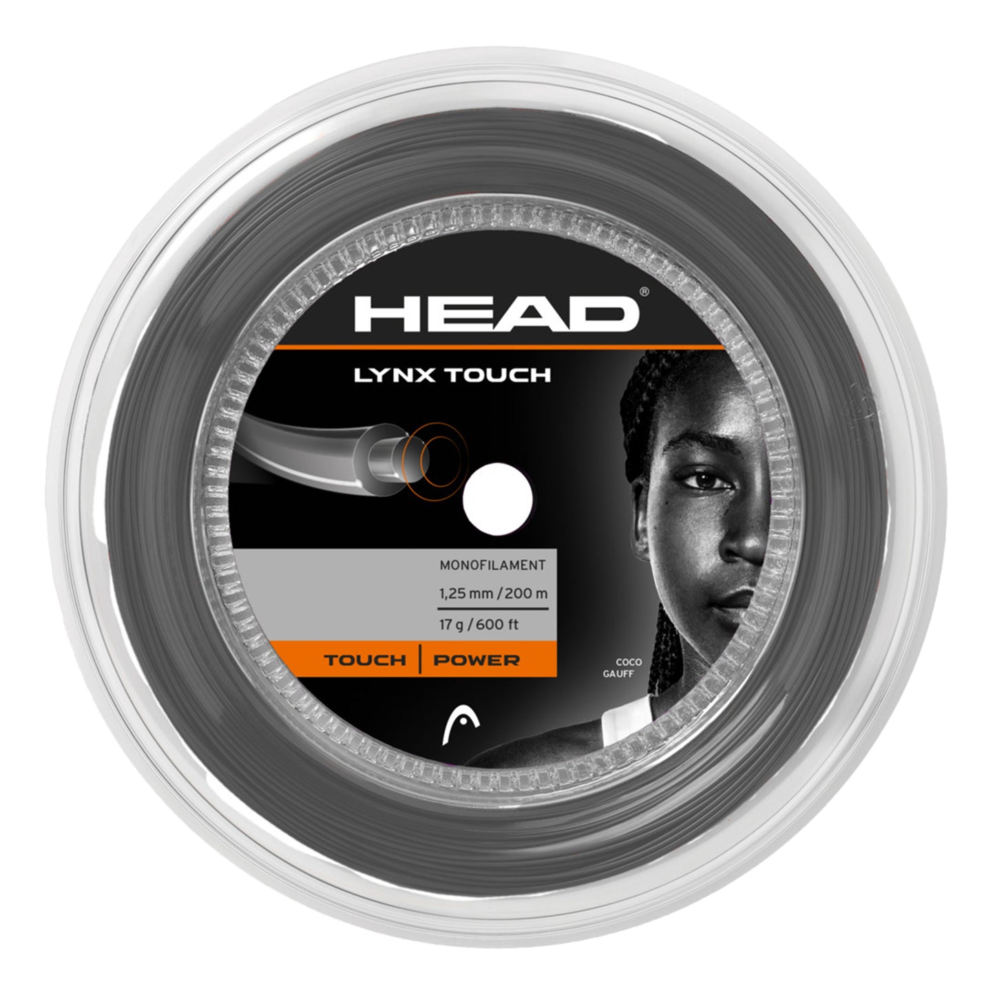 HEAD Lynx Touch Rotolo Di Corde 200m-Grigio HEAD Lynx Touch Rotolo Di Corde 200m-Grigio