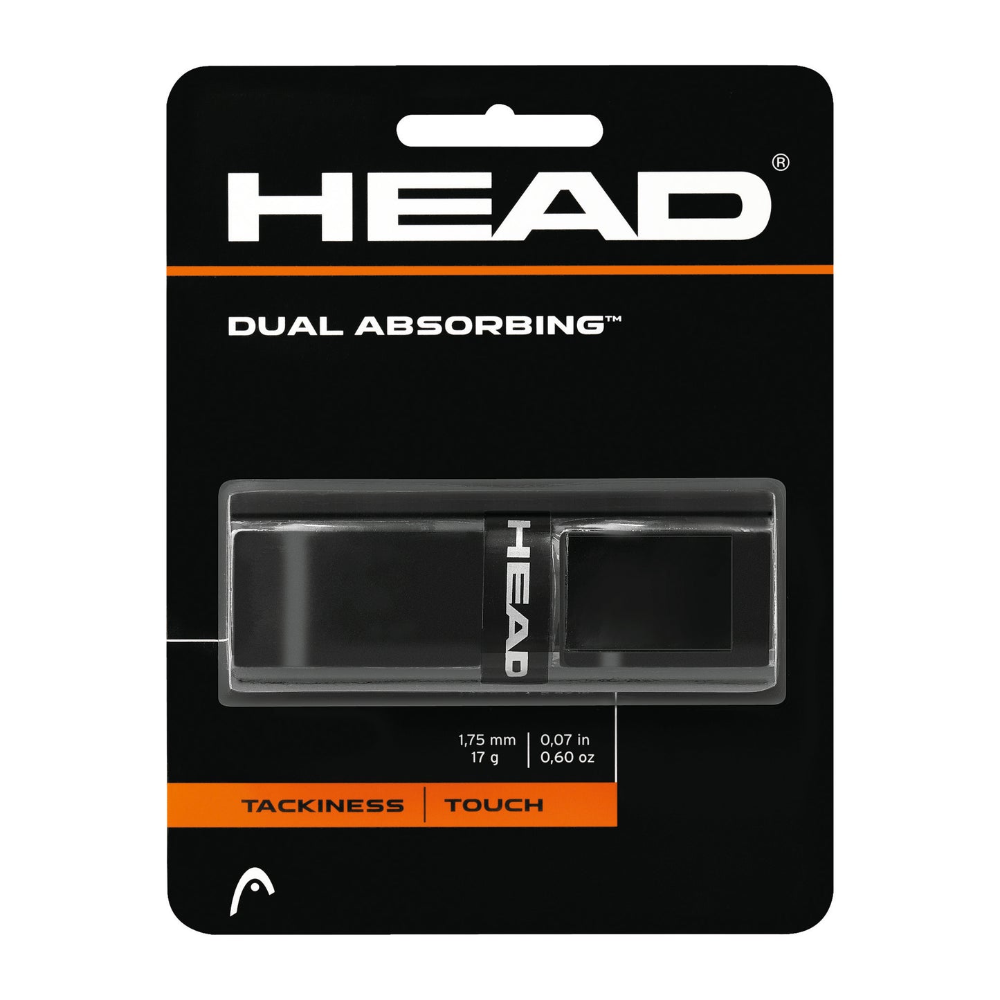 HEAD Dual Absorbing Confezione Da 1-Nero HEAD Dual Absorbing Confezione Da 1-Nero