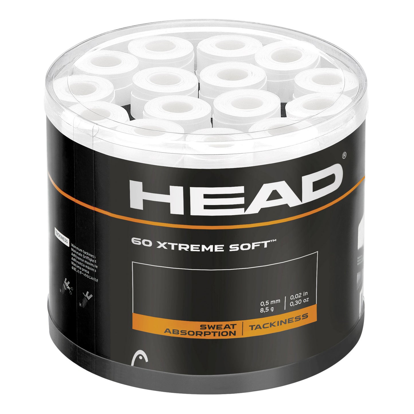HEAD Xtreme Soft Confezione da 60 - bianco HEAD Xtreme Soft Confezione da 60 - bianco