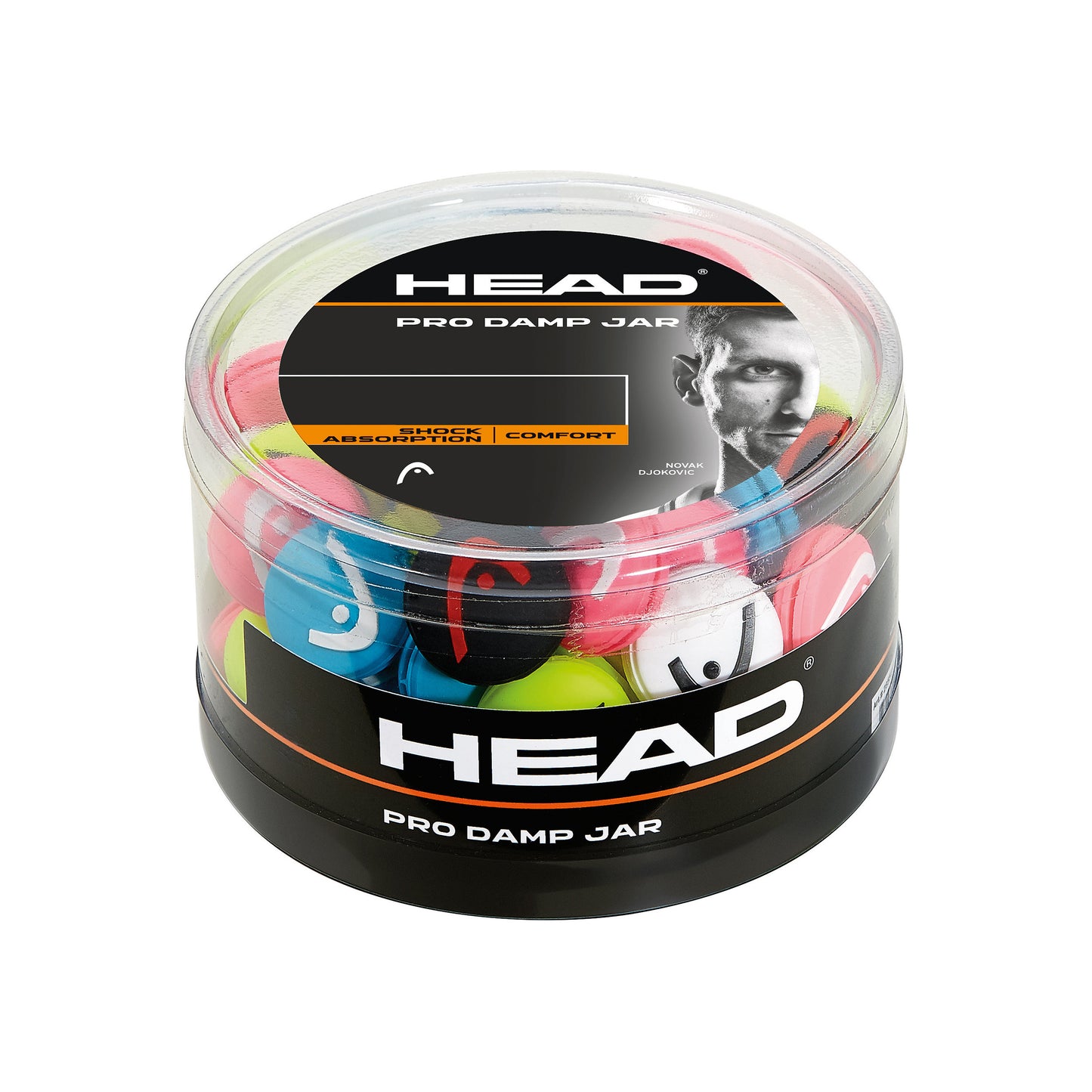 HEAD Pro Damp Mixed Antivibrazioni Scatola Da 70-Multicolore HEAD Pro Damp Mixed Antivibrazioni Scatola Da 70-Multicolore