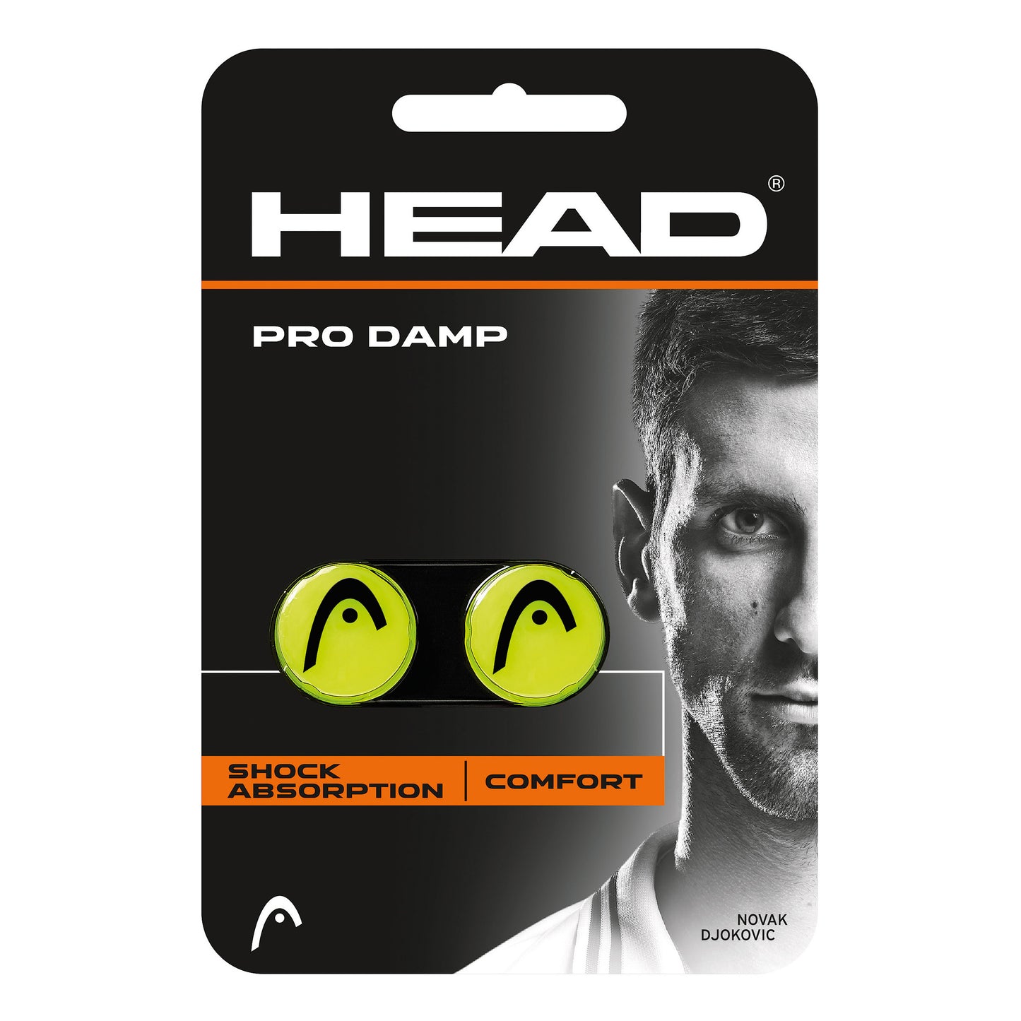 HEAD Pro Damp Antivibrazioni Confezione Da 2-Giallo HEAD Pro Damp Antivibrazioni Confezione Da 2-Giallo