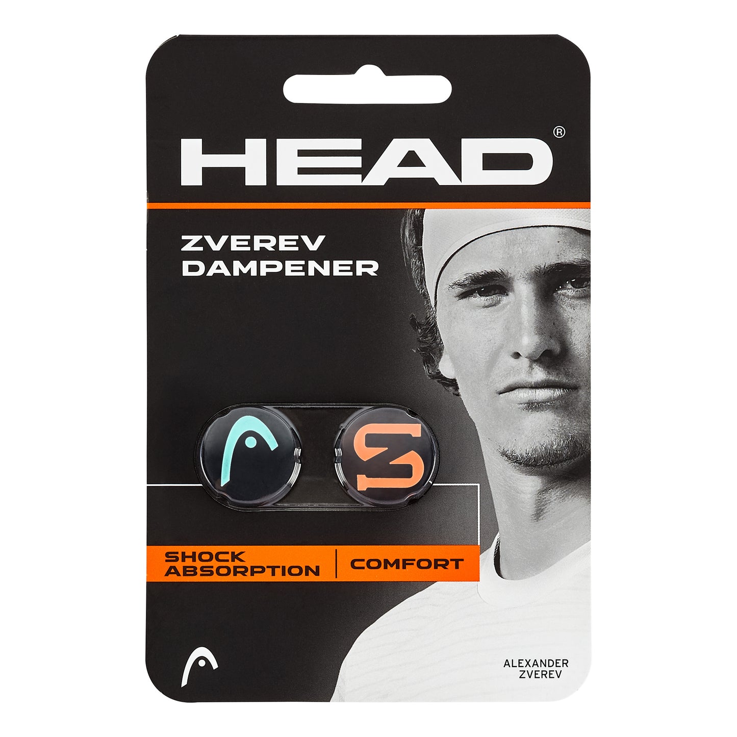 HEAD Zverev Antivibrazioni Confezione Da 2-Multicolore HEAD Zverev Antivibrazioni Confezione Da 2-Multicolore