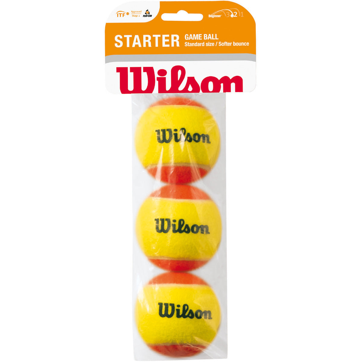 Wilson Starter Balls (Stage 2) Sacchetto da 3 Wilson Starter Balls (Stage 2) Sacchetto da 3