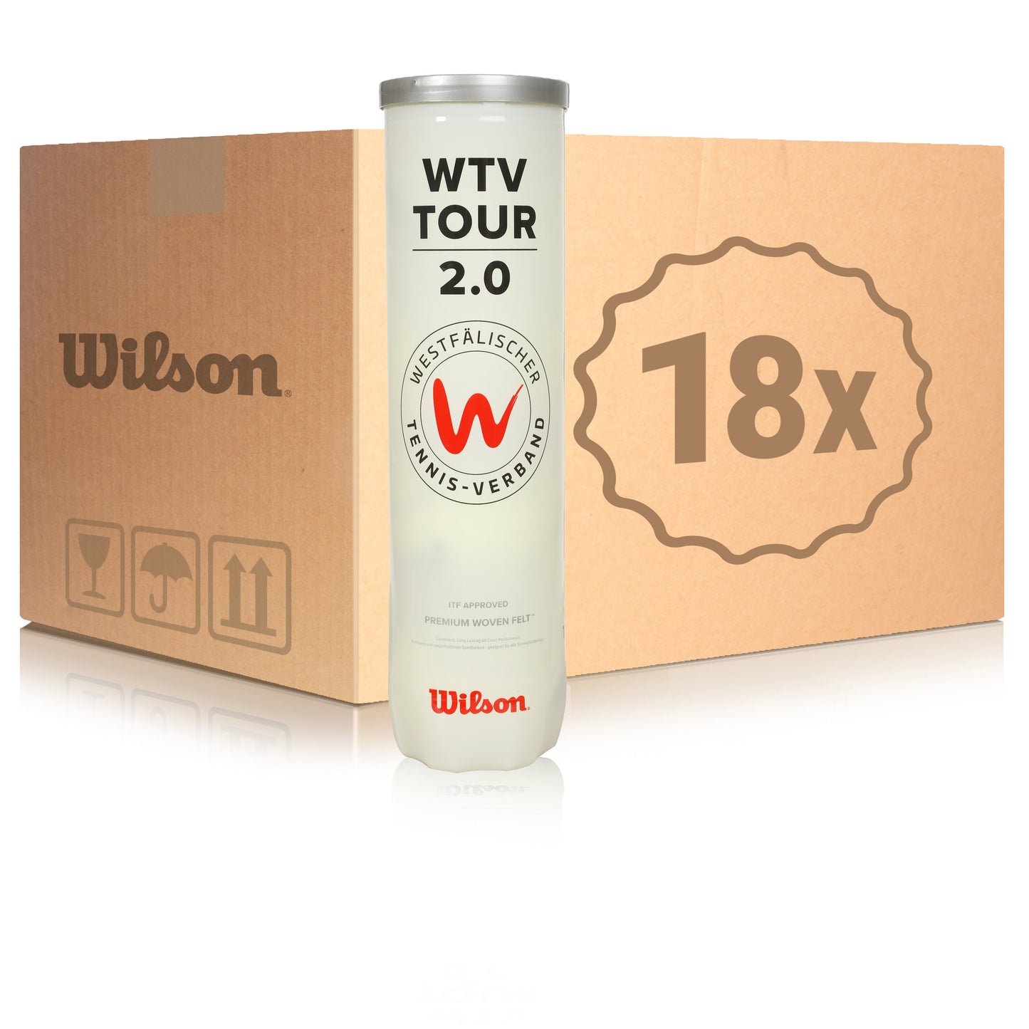 Wilson 18 tubi da 4 WTV TOUR 2.0 Wilson 18 tubi da 4 WTV TOUR 2.0