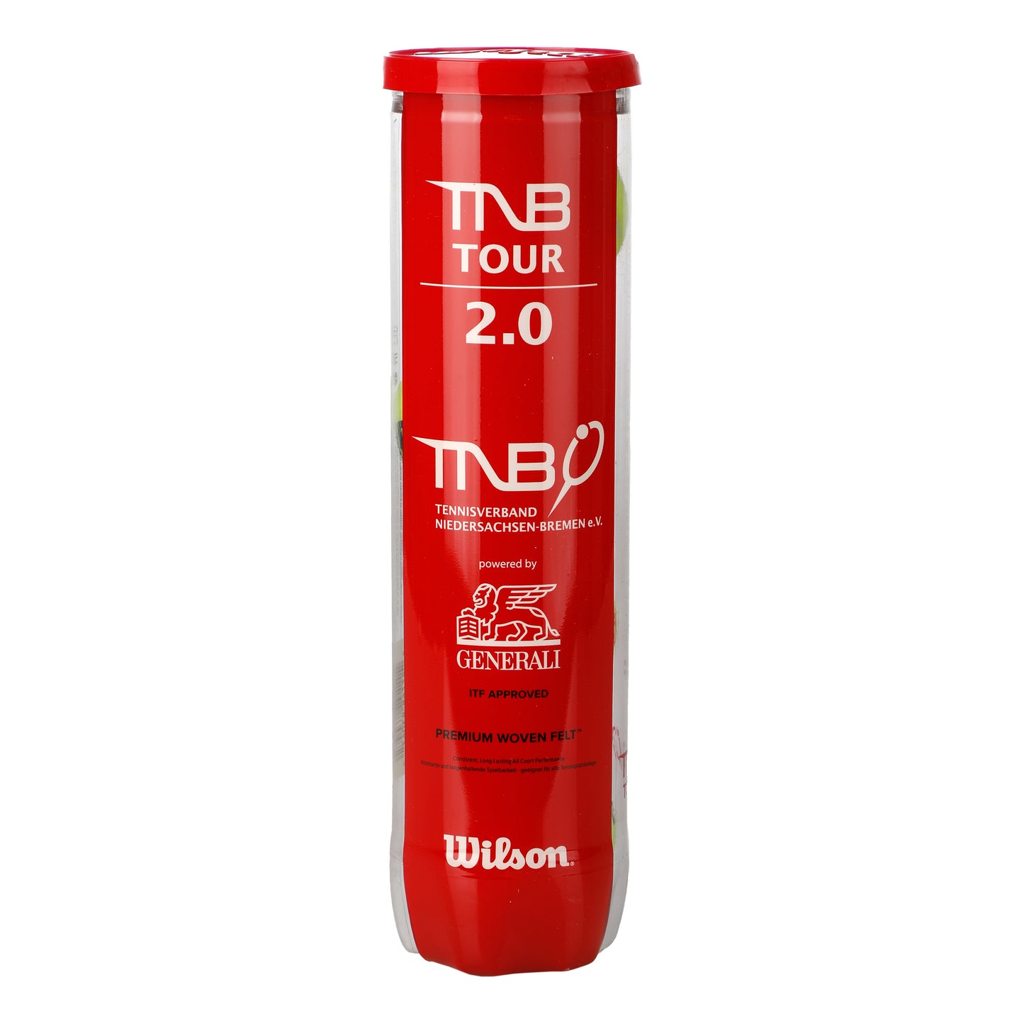 Wilson TNB Tour 2.0 Tubo da 4 Wilson TNB Tour 2.0 Tubo da 4