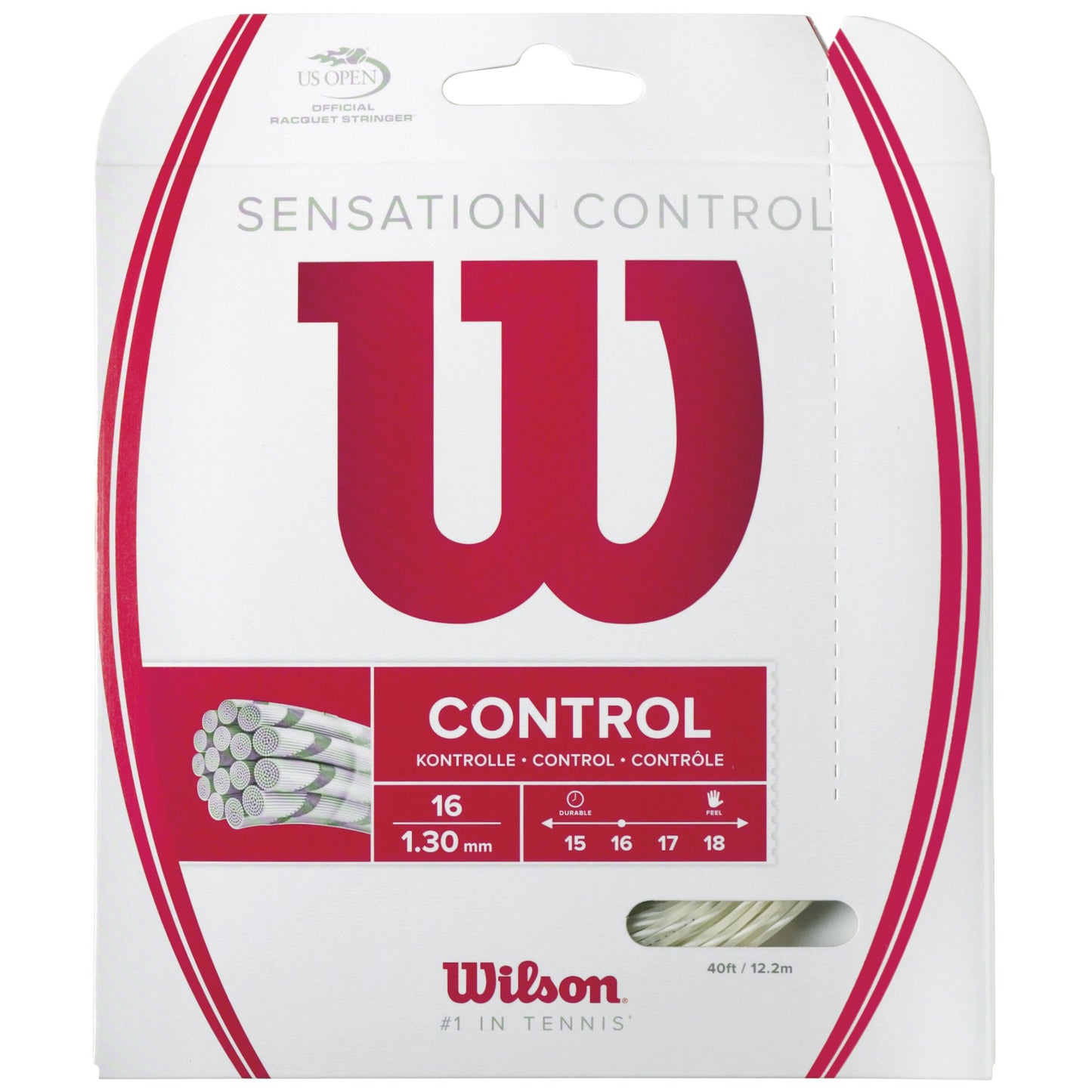 Wilson Sensation Control Set Di Corde 12,2m-Colori Naturali Wilson Sensation Control Set Di Corde 12,2m-Colori Naturali