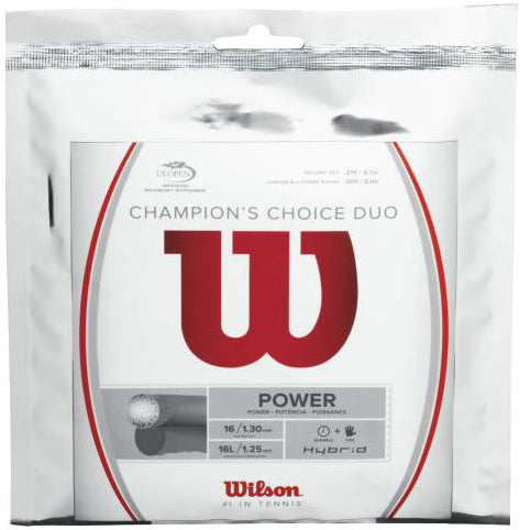 Wilson Champions Choice Duo, silber Set di corde 12,2m - argento Wilson Champions Choice Duo, silber Set di corde 12,2m - argento