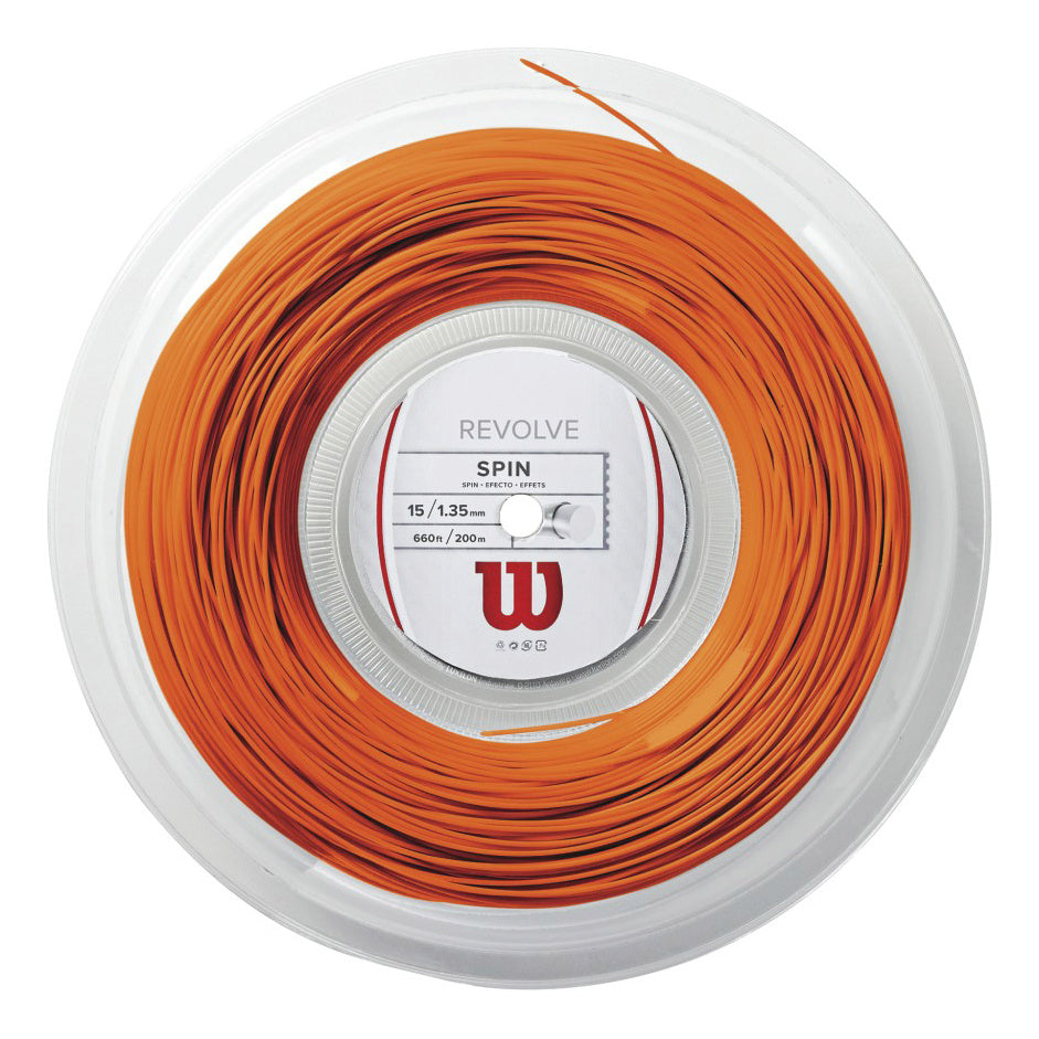 Wilson Revolve Rotolo Di Corde 200m-Arancione Wilson Revolve Rotolo Di Corde 200m-Arancione