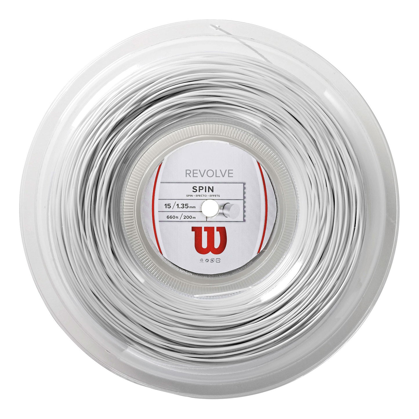 Wilson Revolve Rotolo Di Corde 200m-Bianco Wilson Revolve Rotolo Di Corde 200m-Bianco