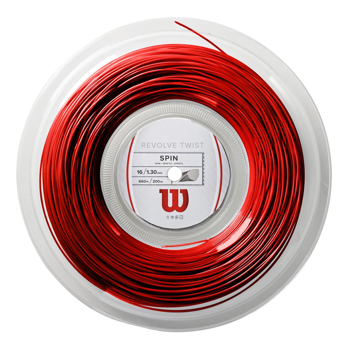 Wilson Revolve Twist Rotolo Di Corde 200m-Rosso Wilson Revolve Twist Rotolo Di Corde 200m-Rosso