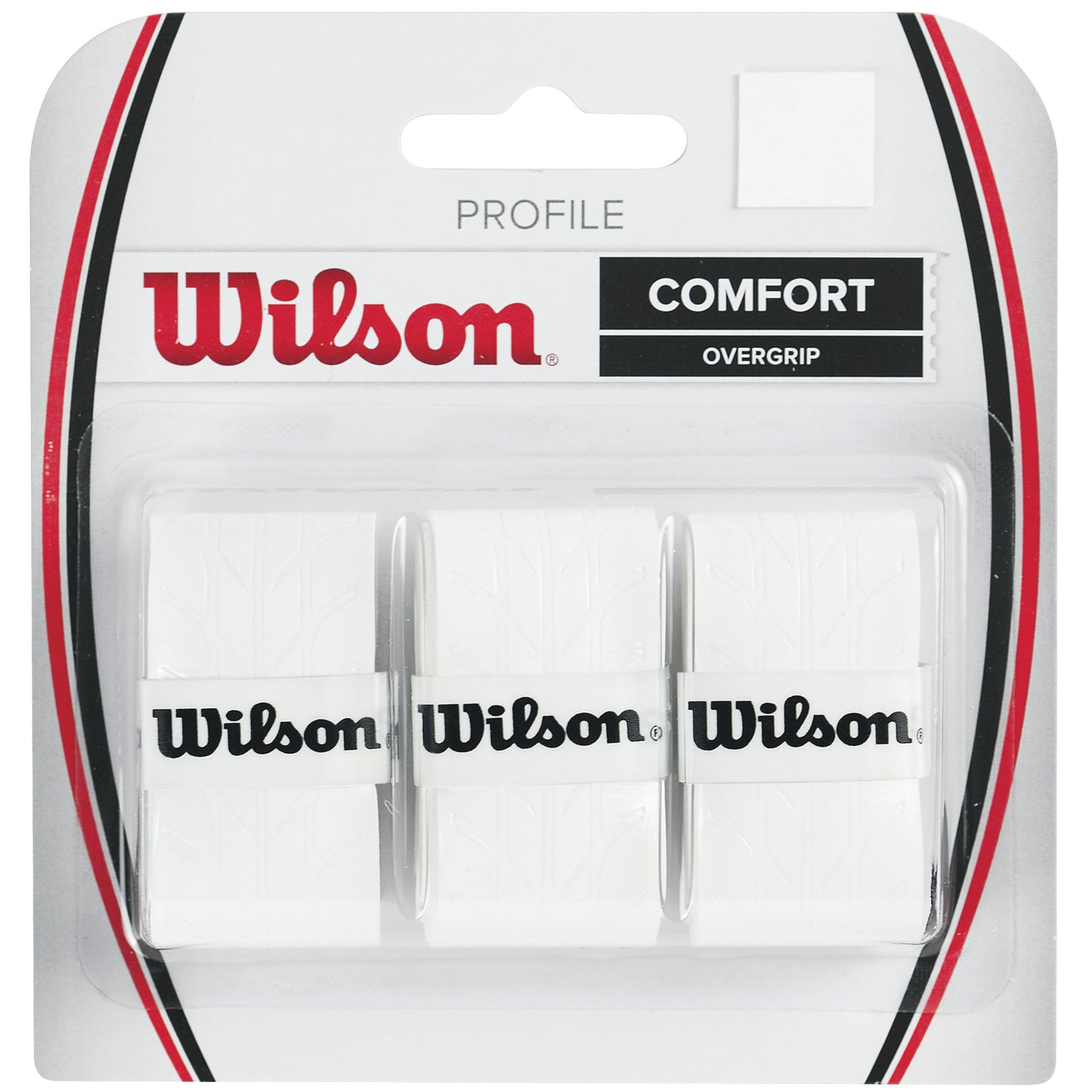 Wilson Profile Overgrip Confezione Da 3-Bianco Wilson Profile Overgrip Confezione Da 3-Bianco