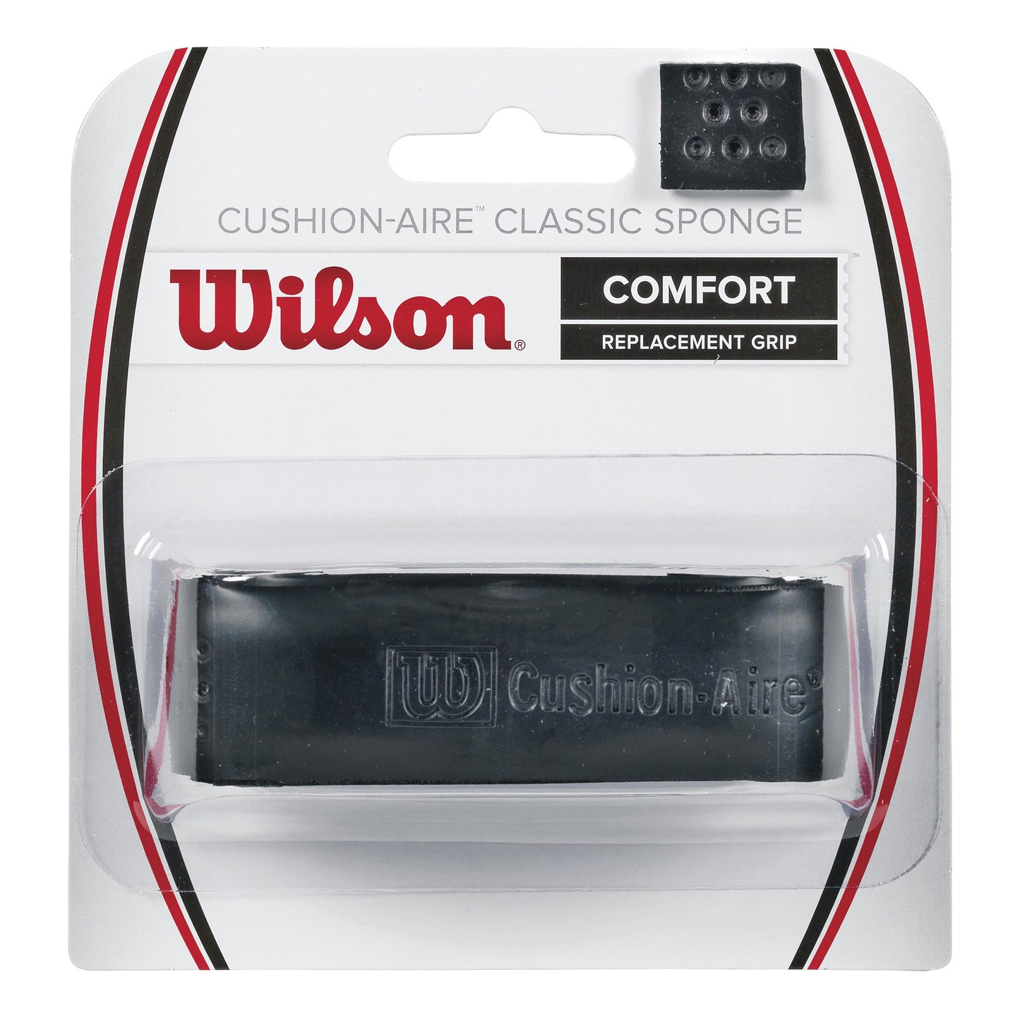 Wilson Cushion-Aire Classic Sponge Confezione Da 1-Nero Wilson Cushion-Aire Classic Sponge Confezione Da 1-Nero