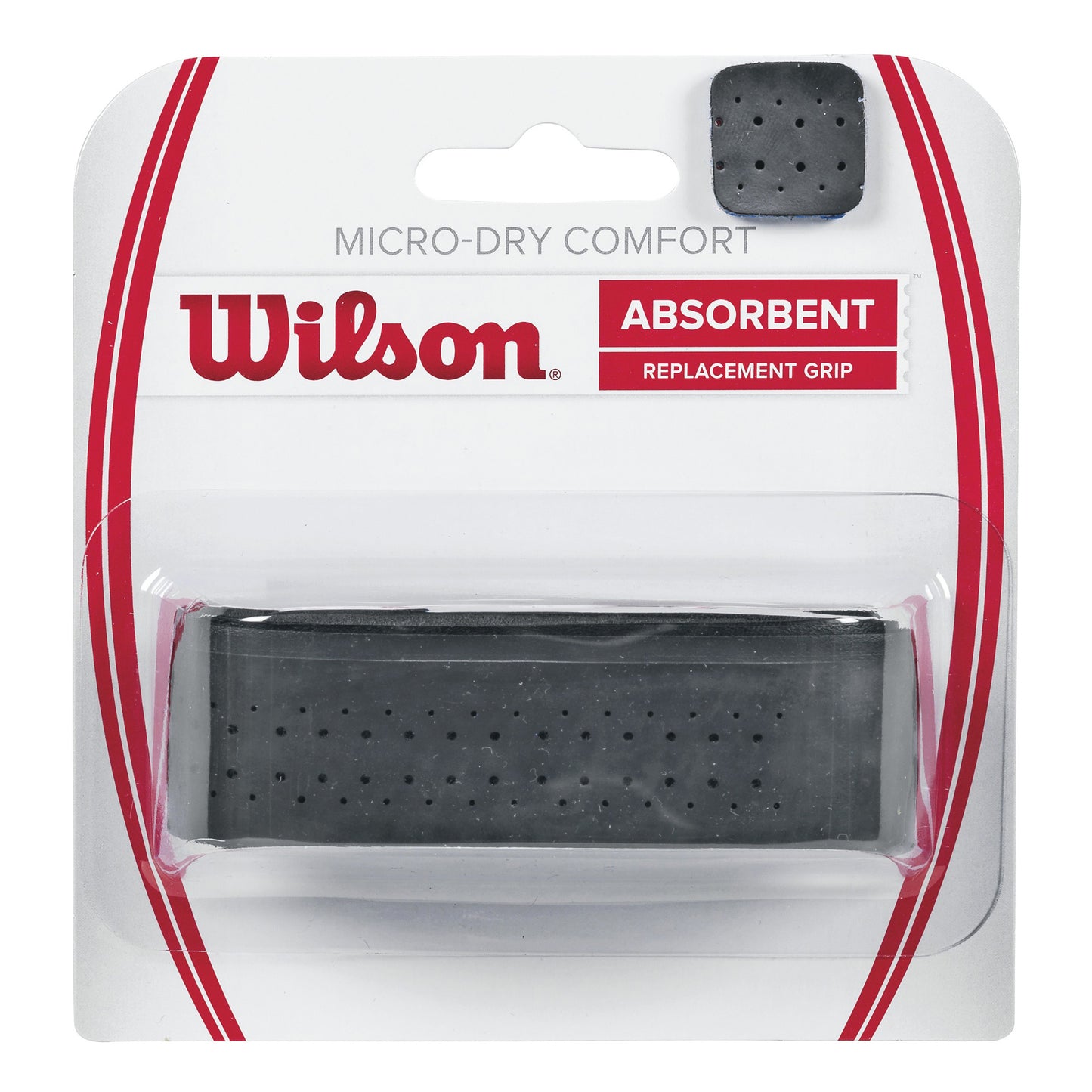 Wilson Micro-Dry Comfort Confezione Da 1-Nero Wilson Micro-Dry Comfort Confezione Da 1-Nero