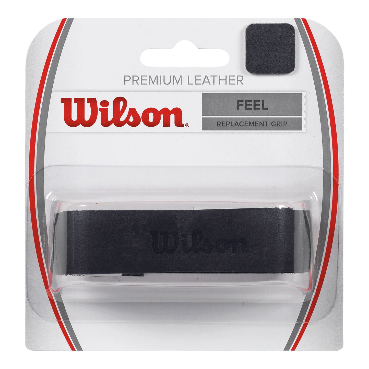 Wilson Premium Leather Replacement Grip Confezione da 1 - nero Wilson Premium Leather Replacement Grip Confezione da 1 - nero