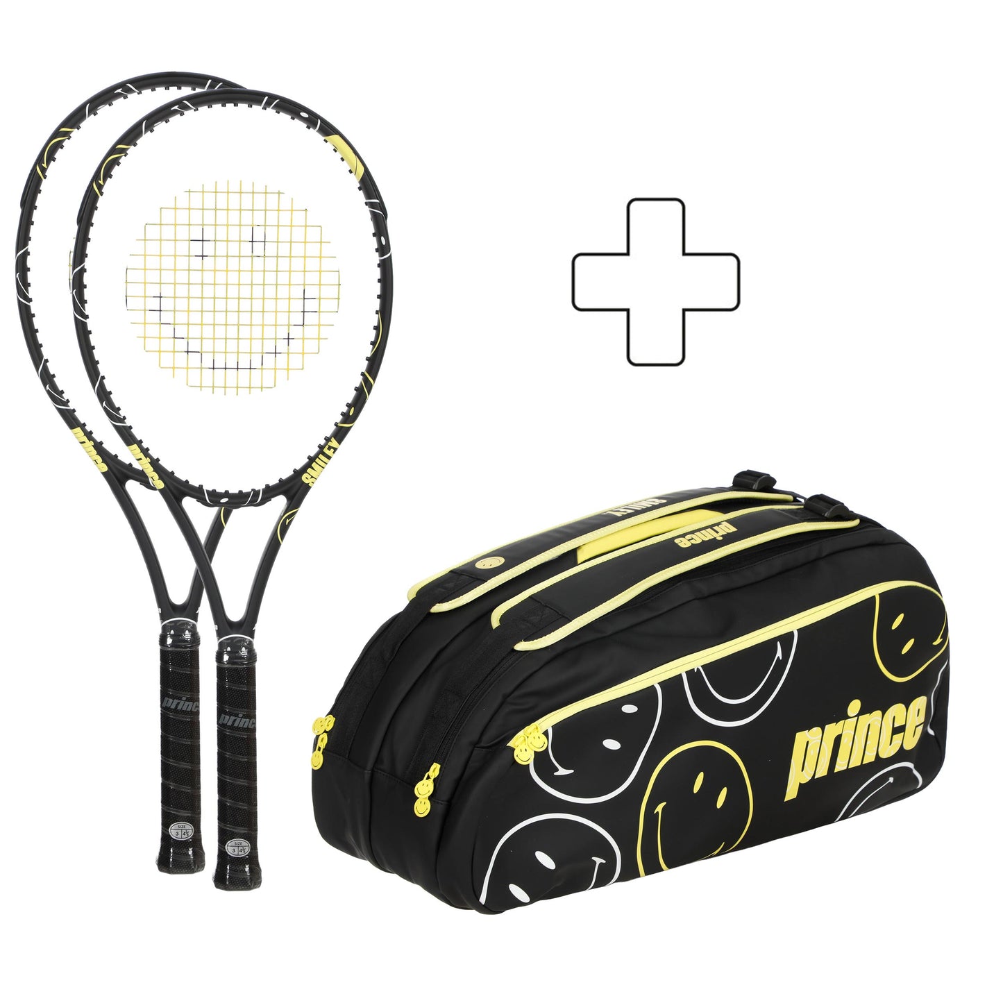 Prince 2 Beast Beast 100 (280g) Smiley Edt. In aggiunta borsa per racchetta Prince 2 Beast Beast 100 (280g) Smiley Edt. In aggiunta borsa per racchetta