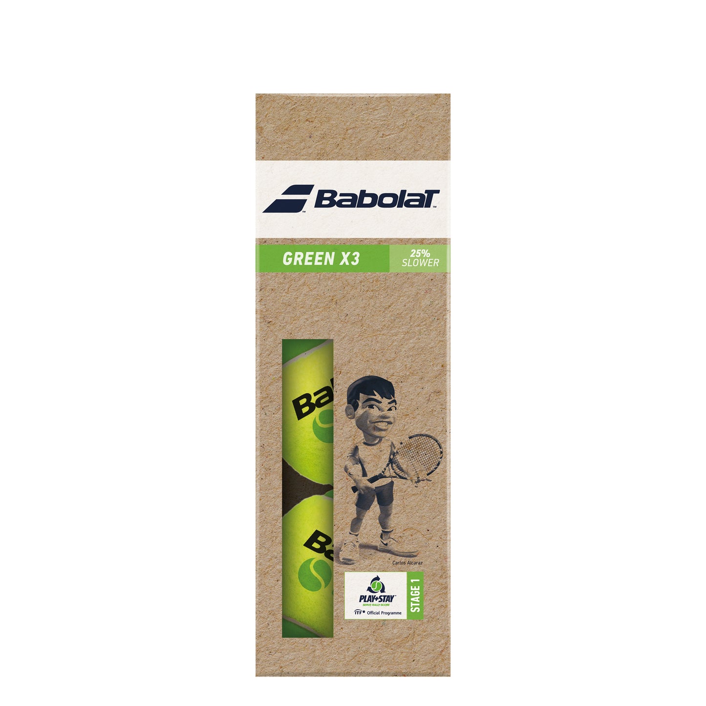 Babolat Green (Stage 1) Tubo Da 3 Babolat Green (Stage 1) Tubo Da 3