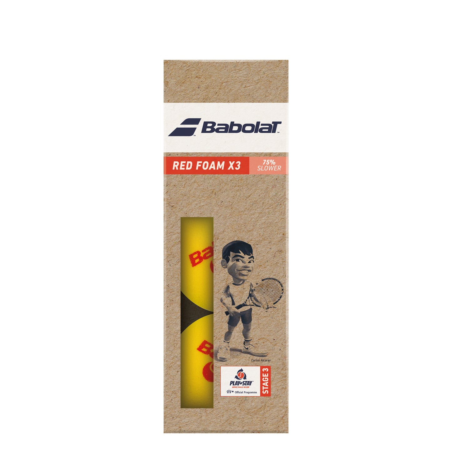 Babolat Red Foam (Stage 3) Sacchetto Da 3 Babolat Red Foam (Stage 3) Sacchetto Da 3