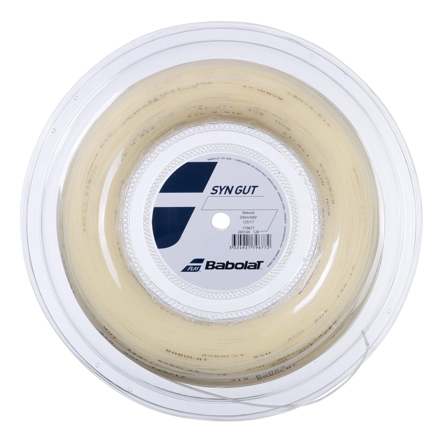 Babolat Syn Gut Rotolo Di Corde 200m-Colori Naturali Babolat Syn Gut Rotolo Di Corde 200m-Colori Naturali