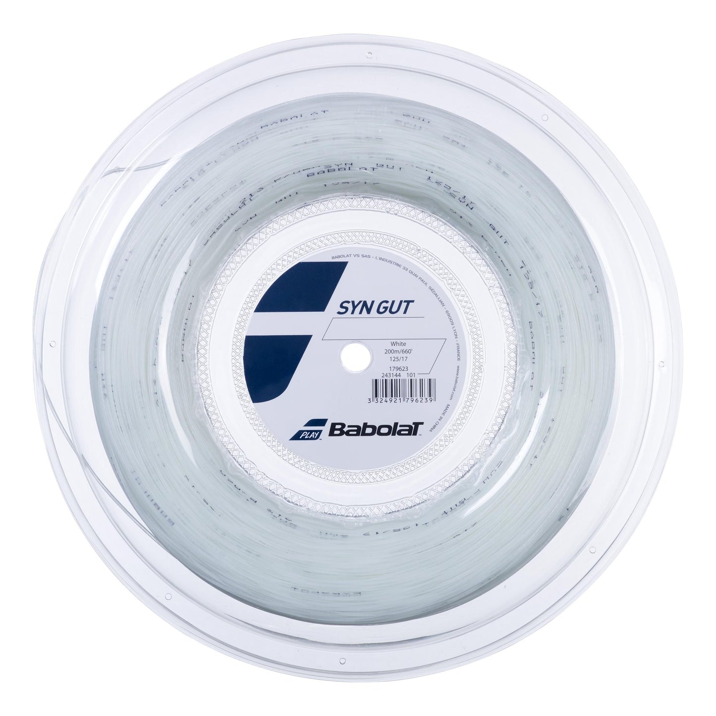 Babolat Synthetic Gut Rotolo Di Corde 200m-Bianco Babolat Synthetic Gut Rotolo Di Corde 200m-Bianco
