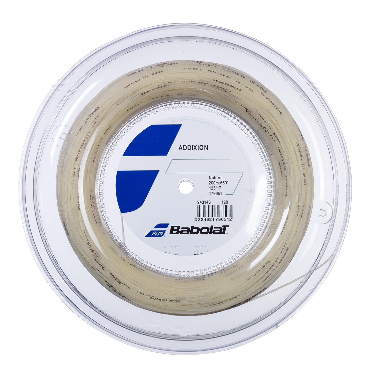 Babolat Addixion Rotolo Di Corde 200m-Colori Naturali Babolat Addixion Rotolo Di Corde 200m-Colori Naturali