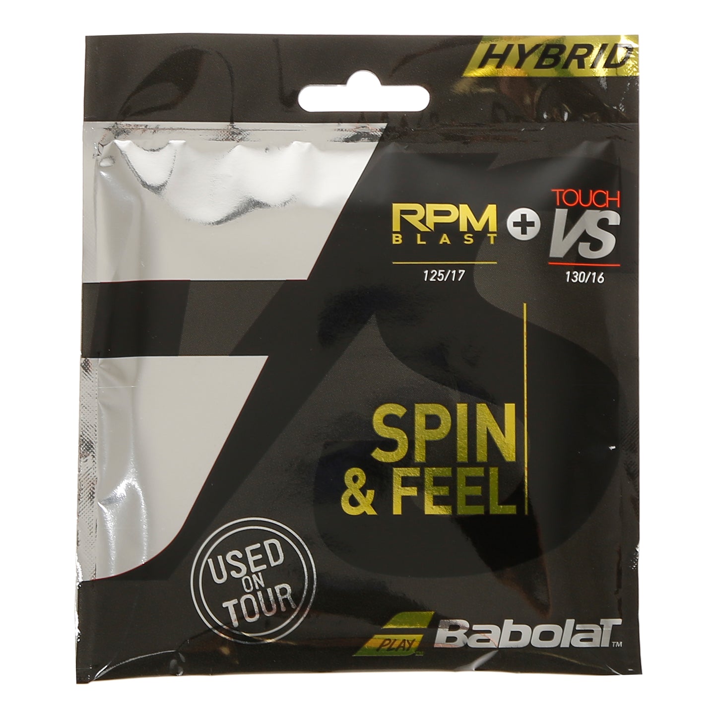 Babolat RPM Blast 125 + Touch VS 130 Set Di Corde-Nero Babolat RPM Blast 125 + Touch VS 130 Set Di Corde-Nero