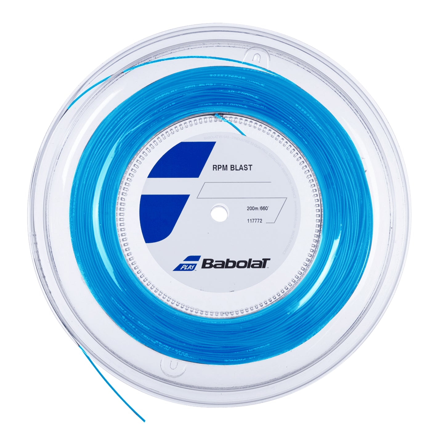 Babolat RPM Blast Rotolo Di Corde 200m-Blu Babolat RPM Blast Rotolo Di Corde 200m-Blu