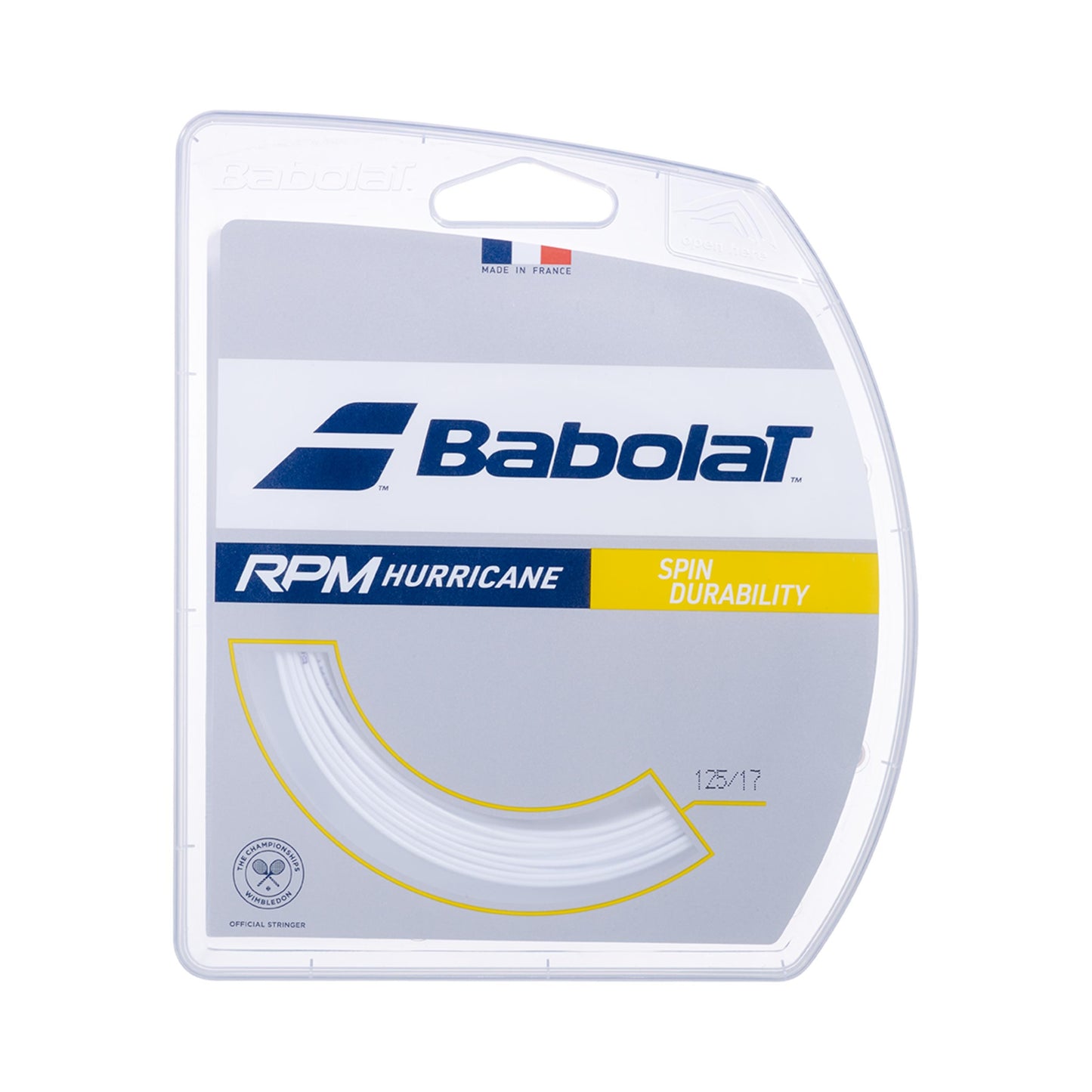 Babolat RPM Hurricane Set Di Corde 12m-Bianco Babolat RPM Hurricane Set Di Corde 12m-Bianco