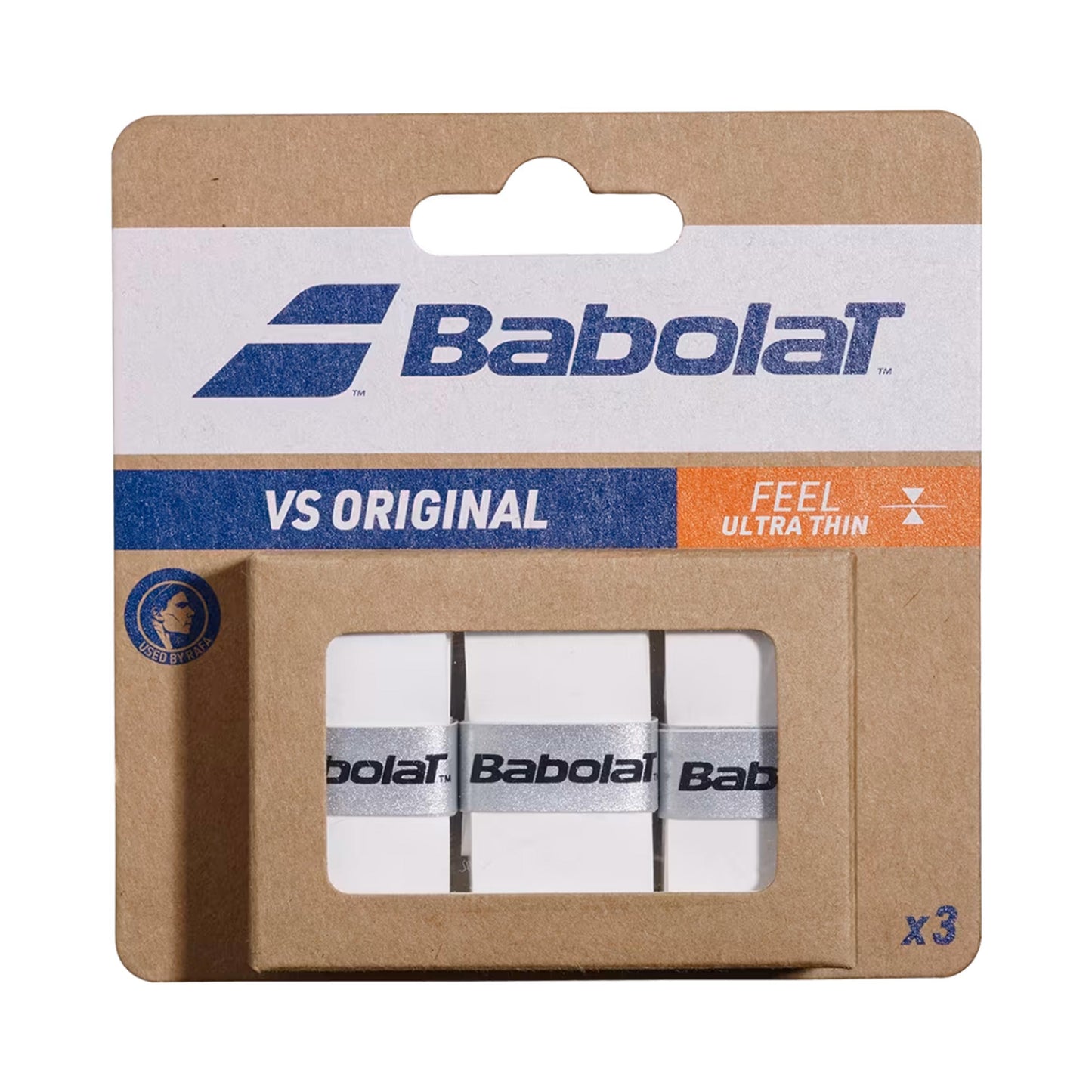 Babolat VS Grip Original Confezione Da 3-Bianco Babolat VS Grip Original Confezione Da 3-Bianco