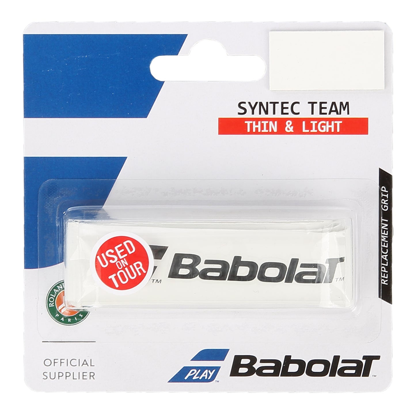 Babolat Team Syntec Team Confezione Da 1-Bianco Babolat Team Syntec Team Confezione Da 1-Bianco