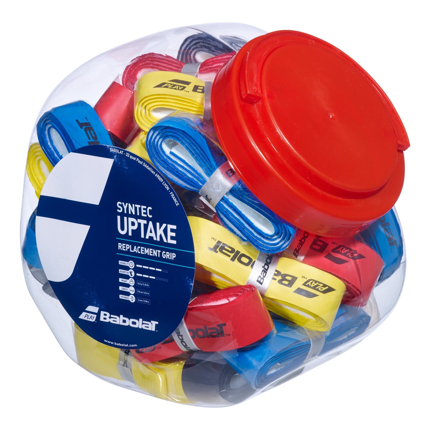 Babolat Syntec Uptake Confezione Da 30-Multicolore Babolat Syntec Uptake Confezione Da 30-Multicolore