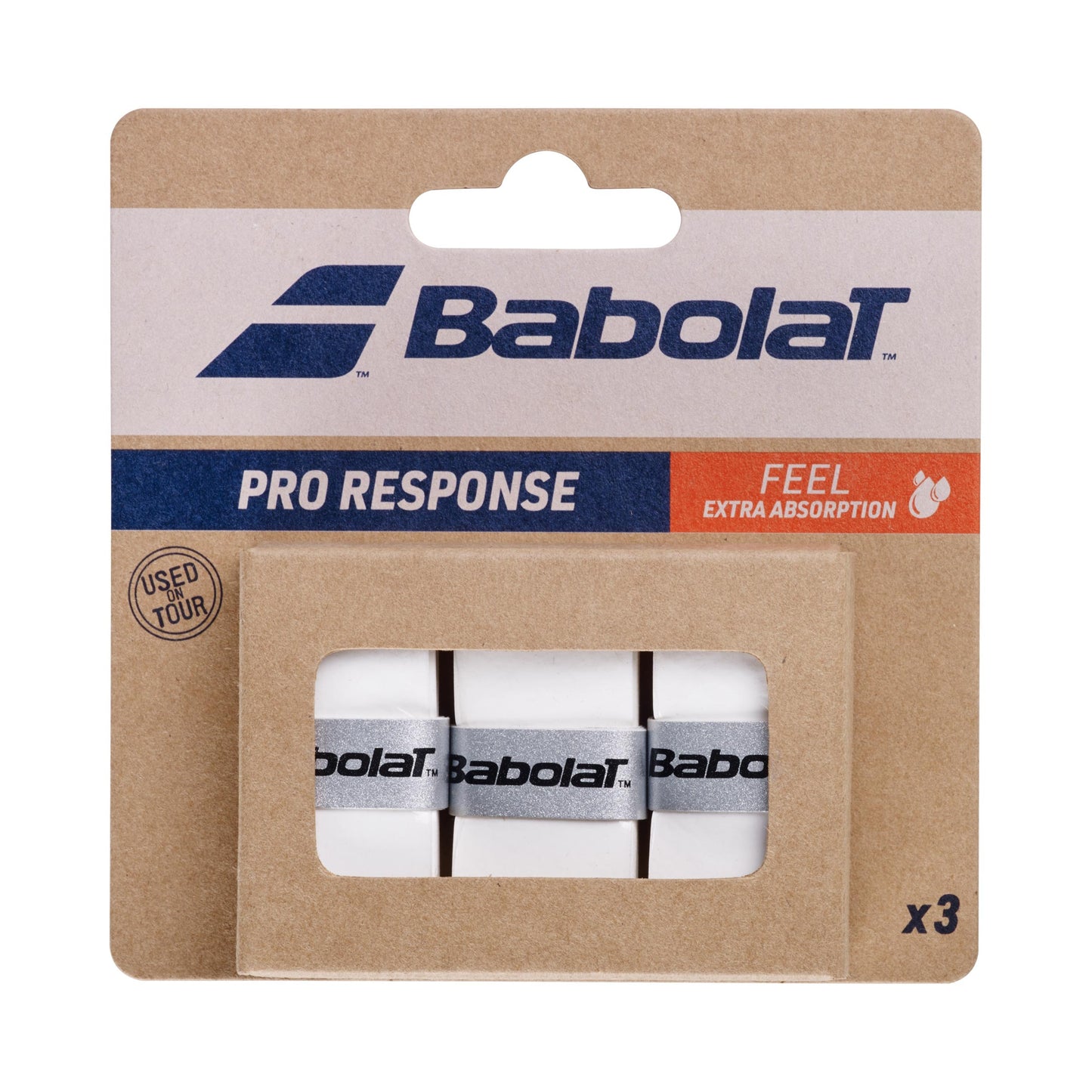 Babolat Pro Response Confezione Da 3-Bianco Babolat Pro Response Confezione Da 3-Bianco