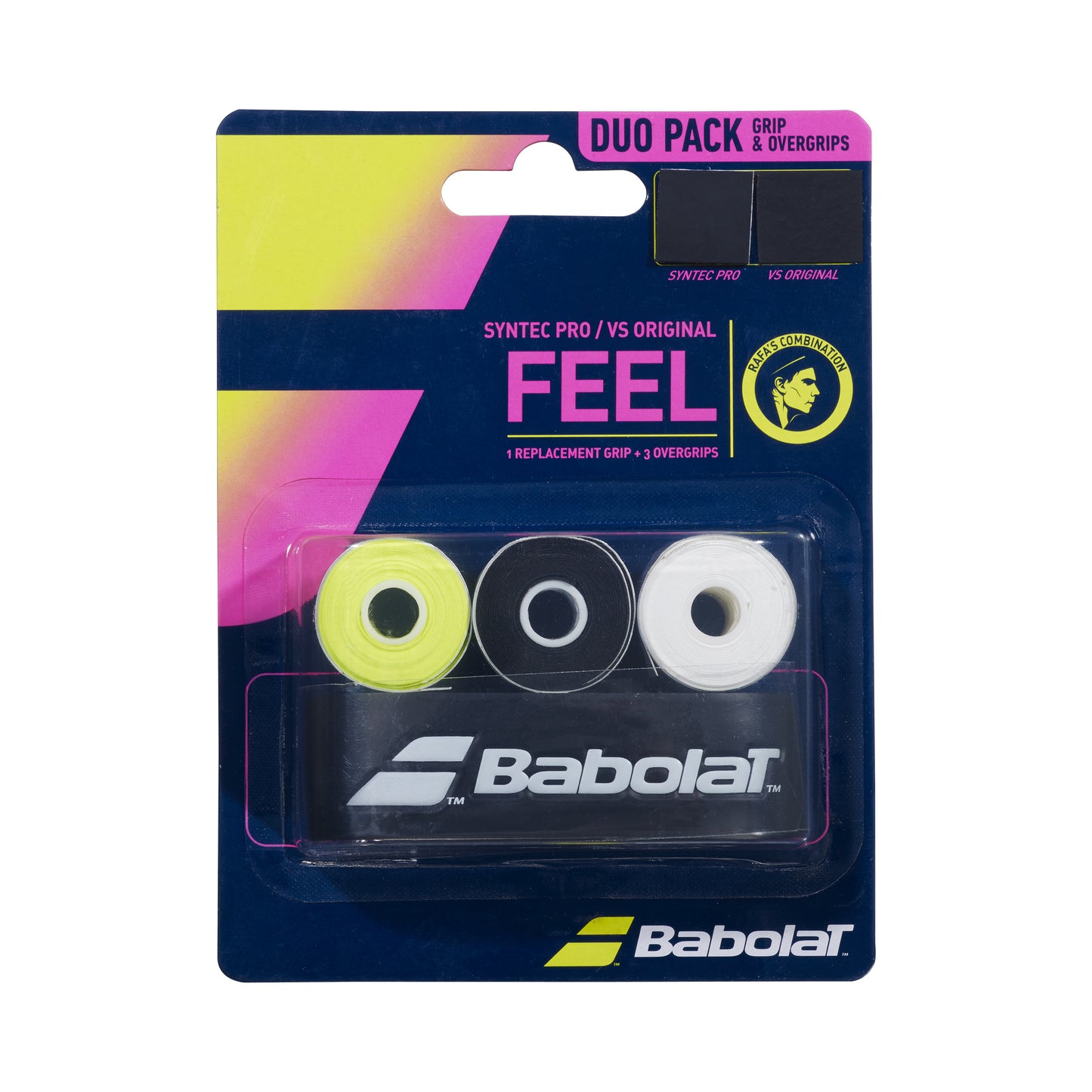 Babolat Syntec Pro X1 + VS Orig X3 Confezione Da 4-Multicolore Babolat Syntec Pro X1 + VS Orig X3 Confezione Da 4-Multicolore