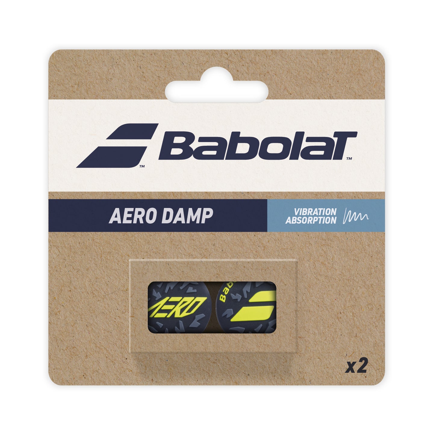 Babolat Aero Damp Antivibrazioni Confezione Da 2-Nero Babolat Aero Damp Antivibrazioni Confezione Da 2-Nero
